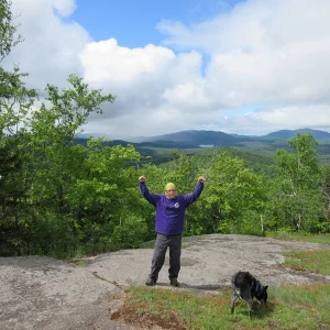 The views behind me