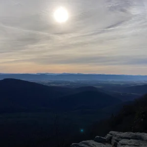 Views east from Big Schloss mountain