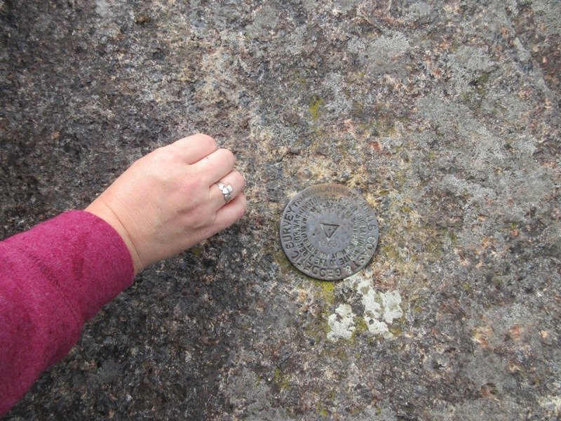 Summit surveyor marker
